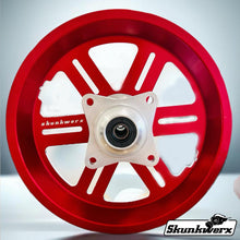 Load image into Gallery viewer, 6 Spoke 10” Billet Wheel Set Drum Brakes
