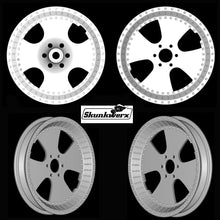 Load image into Gallery viewer, 4 Spoke Billet Wheel Set 12&quot; Front 10” Rear for Disc Brakes
