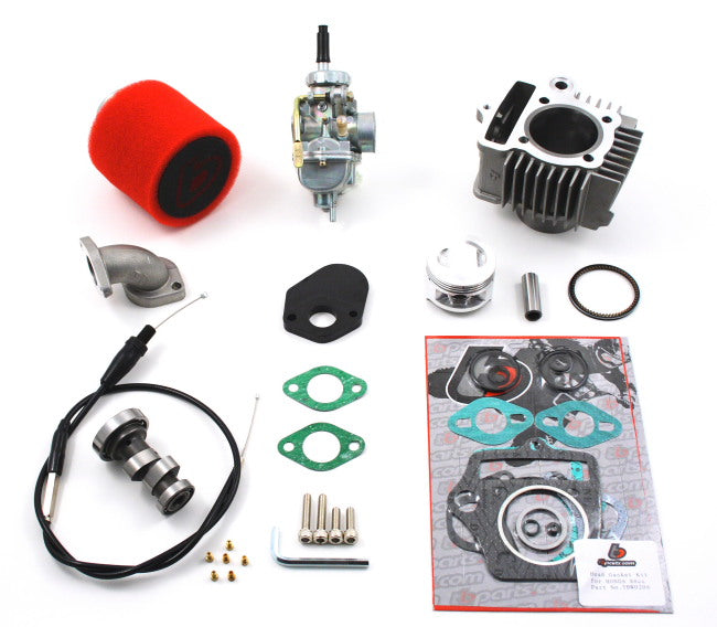 TB Stock Head, 88cc Bore Kit, 20mm Carb Kit & Cam – 92-09 Models