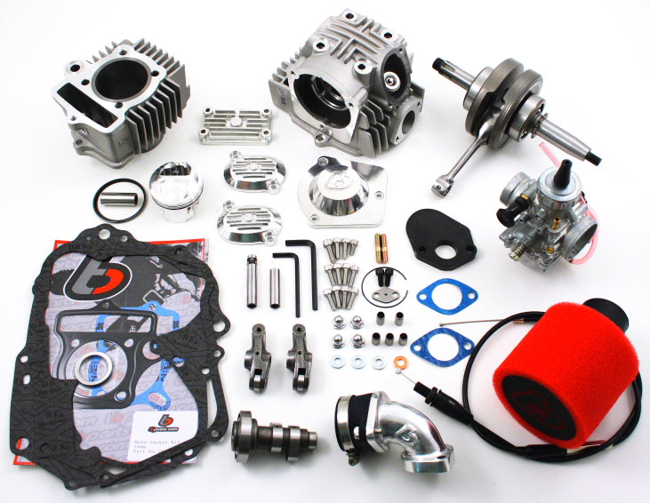 TB 108cc Stroker Big Bore kit, Race Head V2 Kit