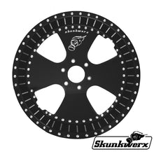 Load image into Gallery viewer, 4 Spoke Billet Wheel Set 12&quot; Front 10” Rear for Disc Brakes
