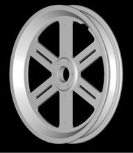 Load image into Gallery viewer, 6 Spoke Billet Wheel Set 12&quot; Front 10” Rear for Disc Brakes
