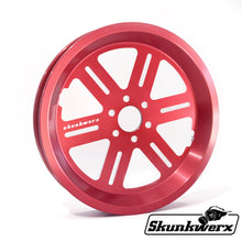 Load image into Gallery viewer, 6 Spoke Billet Wheel Set 12&quot; Front 10” Rear for Disc Brakes
