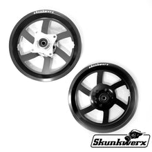 Load image into Gallery viewer, Twisted 6 Spoke Billet Wheel Set 12&quot; Front 10” Rear for Disc Brakes
